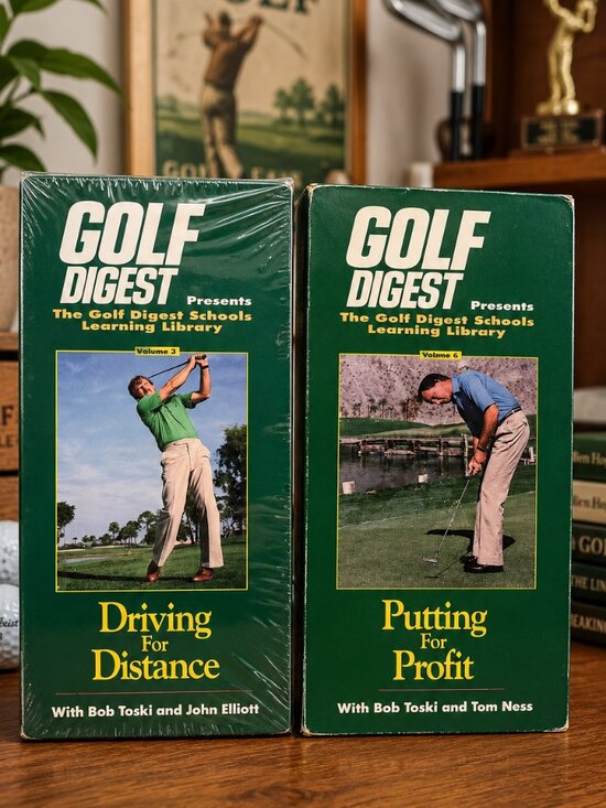 Other - Vintage Golf VHS Lot | Golf Digest Schools Learning Library | Driving & Putting